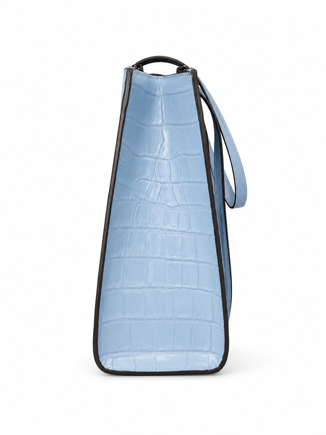 Coach Nina Croc-Embossed Tote & Wallet Set in Cornflower Blue – product image 7