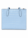 Coach Nina Croc-Embossed Tote & Wallet Set in Cornflower Blue – product image 2