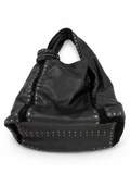 Jimmy Choo Saba Studded Leather Hobo Bag