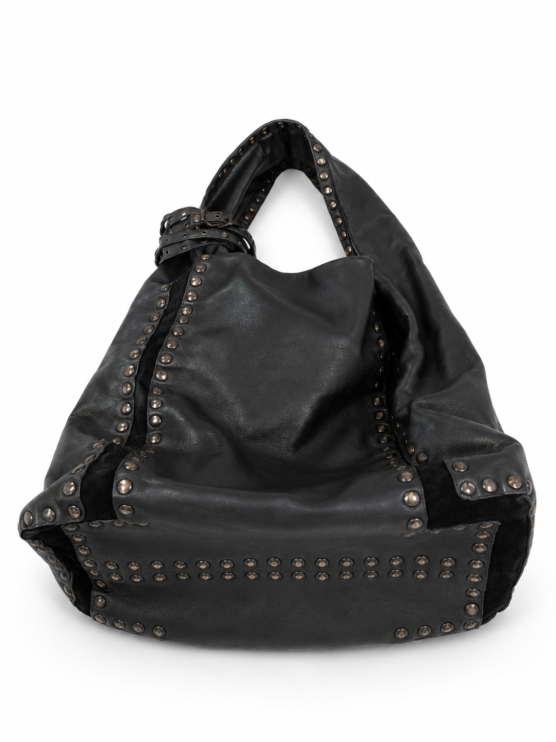 Jimmy Choo Saba Studded Leather Hobo Bag