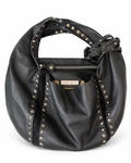 Jimmy Choo Saba Studded Leather Hobo Bag