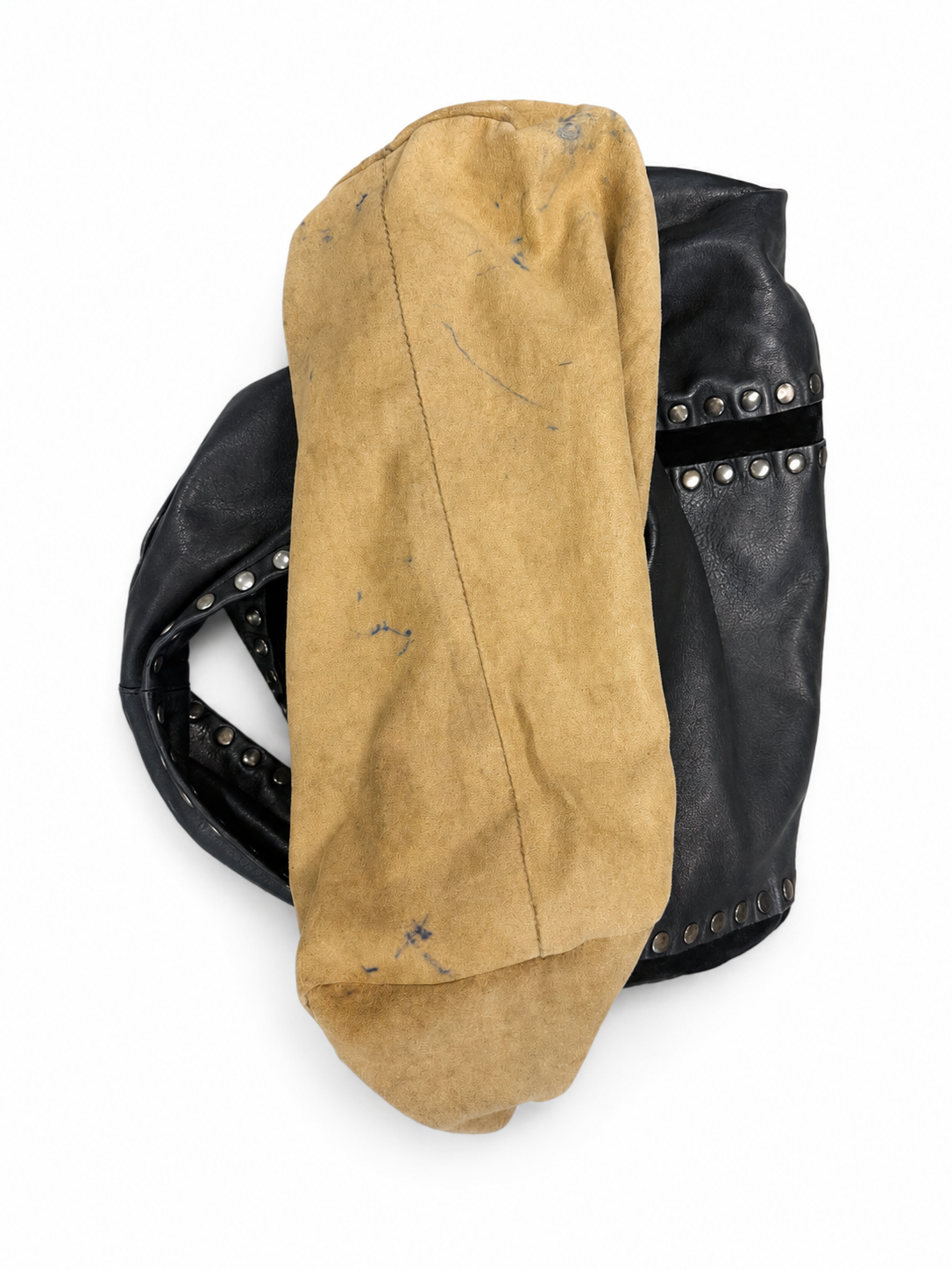Jimmy Choo Saba Studded Leather Hobo Bag