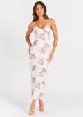 Isla Floral Bustier Midi Dress