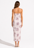Isla Floral Bustier Midi Dress