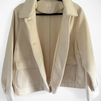 Women’s Ivory Wool-Blend Coat Plus Size 1X – Lauren Conrad - Gloss & Grit