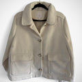Women’s Ivory Wool-Blend Coat Plus Size 1X – Lauren Conrad - Gloss & Grit