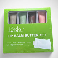 Women’s Löske 4-Piece Lip Balm Butter Set Vanilla Mint Iced Coffee Cake Gift
