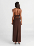 Mila Sheer Contrast Maxi Dress