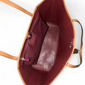 Coach Light Saddle City Tote CR111 interior view