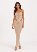 Salem Strapless Top & Maxi Skirt Set