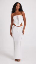 Salem Strapless Top & Maxi Skirt Set