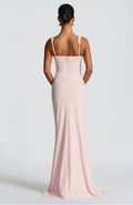 Square Neck High Slit Maxi Dress - Gloss & Grit