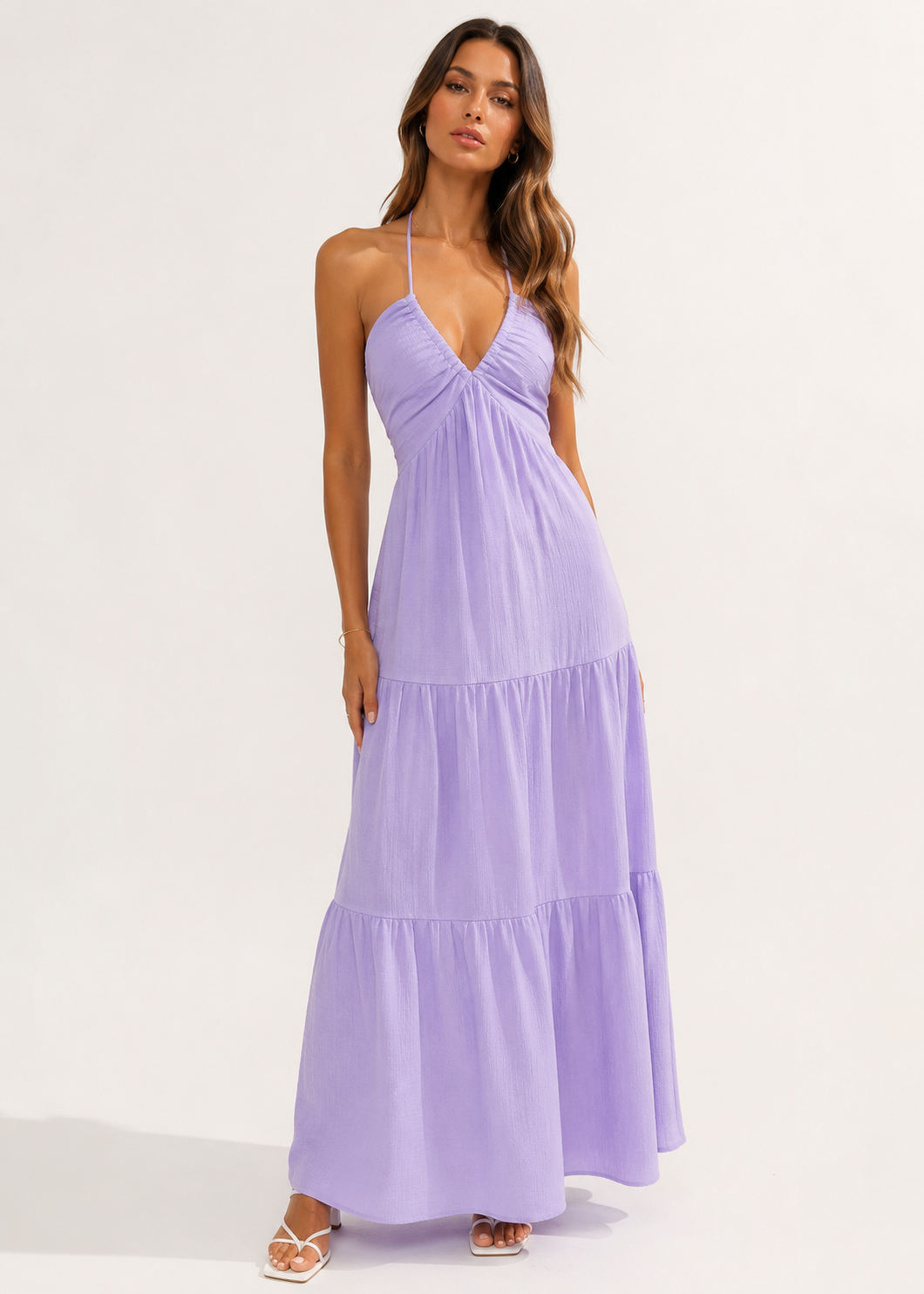 Solana Halter Maxi Dress