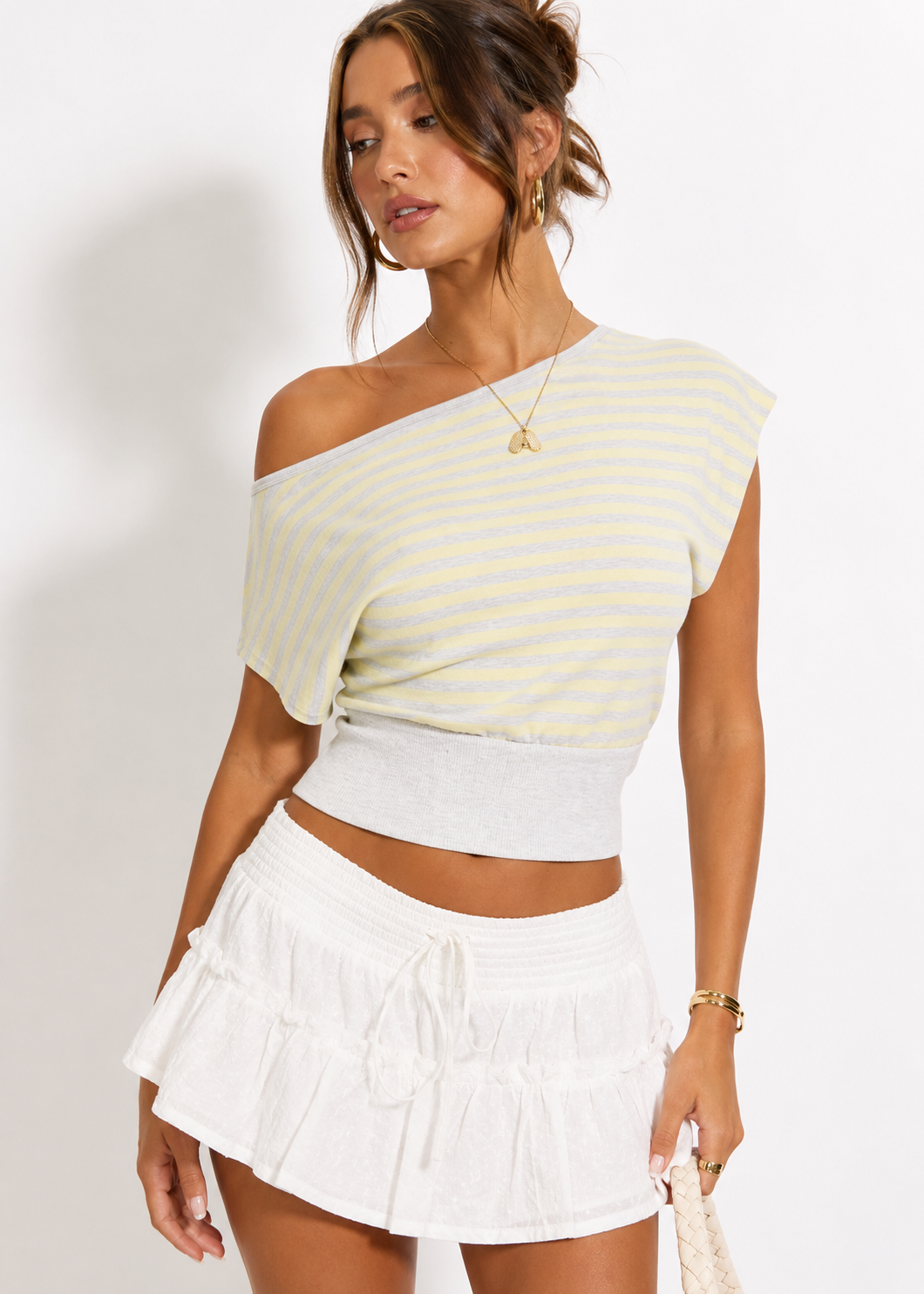 Solea Off Shoulder Cropped Top