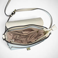 Steve Madden Women’s White Crossbody Bag – Gold Hardware