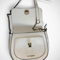 Steve Madden Women’s White Crossbody Bag – Gold Hardware