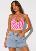 Suki Cropped Halter Cami