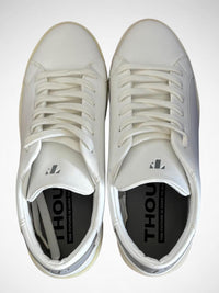 Thousand Fell White Vegan Bio-Leather Sneakers Recycled Low-Top Shoes