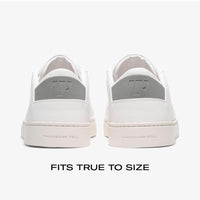 Thousand Fell White Vegan Bio-Leather Sneakers Recycled Low-Top Shoes