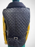 White House Black Market Quilted Puffer Vest with Faux Shearling - Gloss & Grit