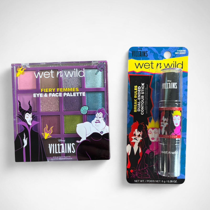 Wet n Wild Disney Villains Fiery Femmes Palette & Contour Stick Duo