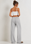 Relaxed Wide Leg Drawstring Lounge Pants