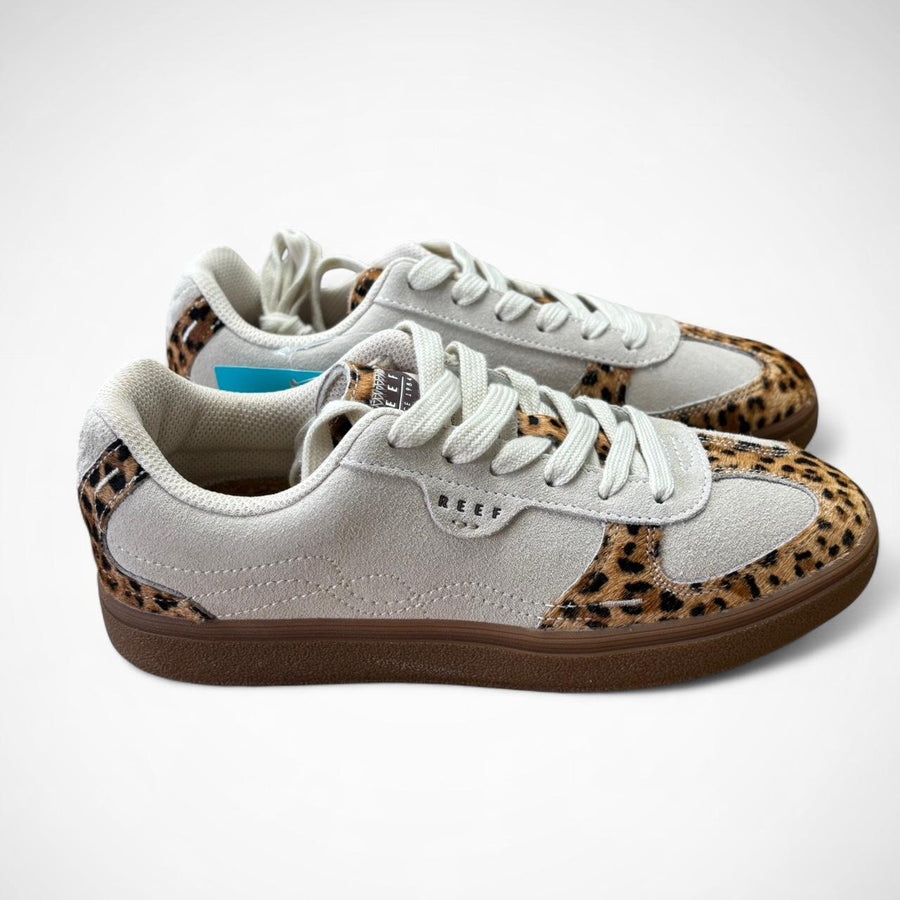Women’s REEF Boardwalk Callie Cheetah Print Sneakers Comfortable Casual Shoes