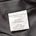Women’s Small Black Faux Leather Moto Biker Jacket – Mistress Rocks “Drive” - Gloss & Grit