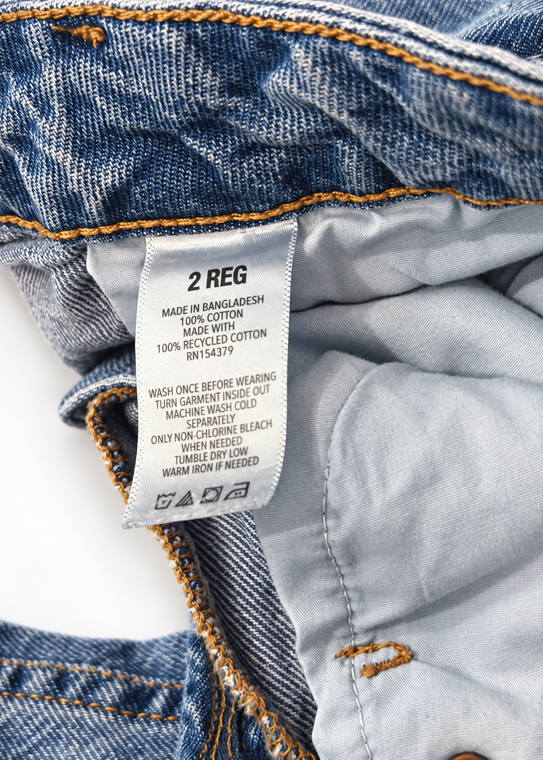 Aéropostale low rise 90s baggy jeans care-label