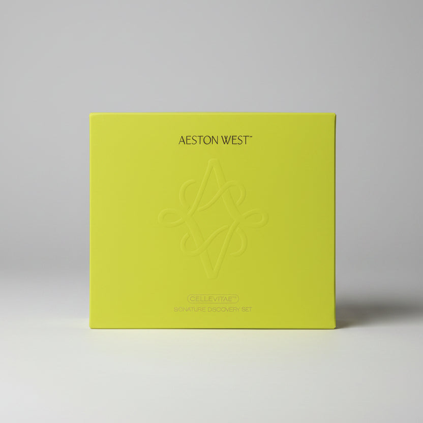 AESTON WEST Cellevitae Signature Discovery Set front packaging