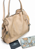 Coach Edie 31 Tea Rose Bag & Wallet Set