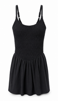 Drop-Waist Romper Dress