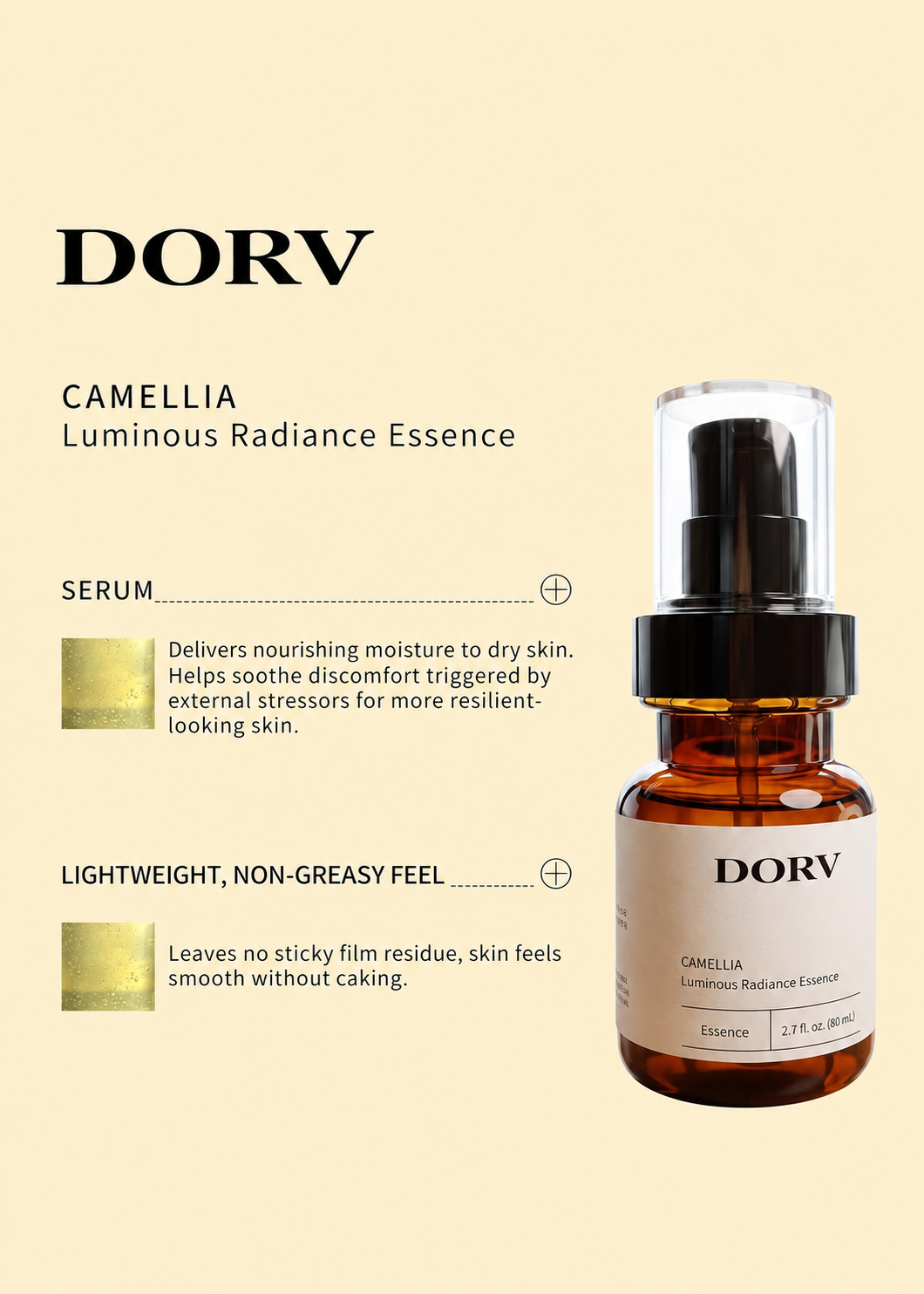 DORV Camellia serum product details
