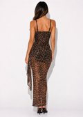 Cara Leopard Bustier Dress