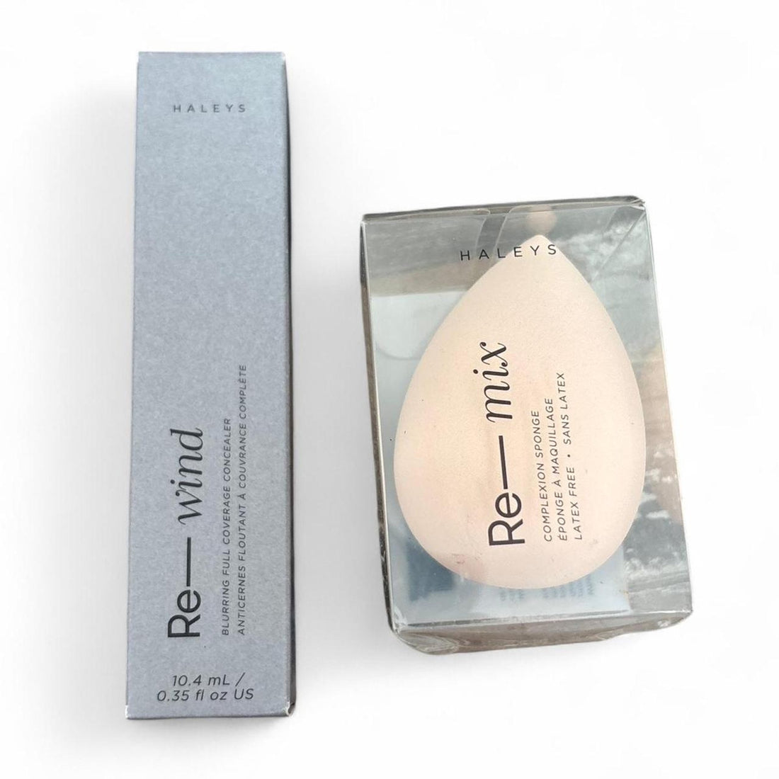 HALEYS Re-Wind Brightening Concealer + Sponge Set