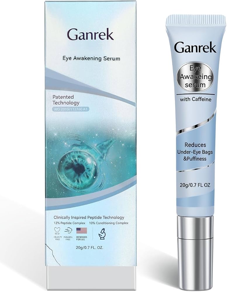 Ganrek PDRN and peptide under eye cream 0.7 fl oz with box