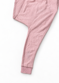 Gilly Hicks pink cropped sweatshirt, back of right sleeve and ribbed cuff detail