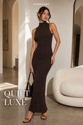 Gloss & Grit marketing image for the Camille Knit Maxi Dress