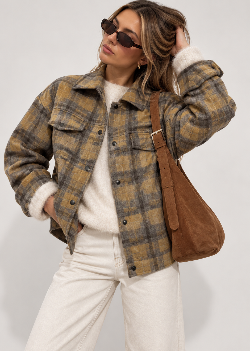 Hadley Plaid Jacket