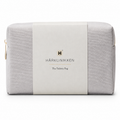 Harklinikken Warm Gray Cotton Toiletry Bag - Gloss & Grit