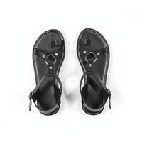 Women’s Toe Loop Flat Sandals Minimal Strappy Design Summer Casual Shoes