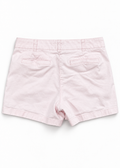 J.Crew light pink chino shorts back view showing welt pockets