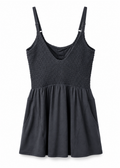 Drop-Waist Romper Dress