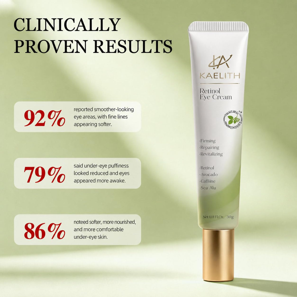 Kaelith Retinol Eye Cream - Gloss & Grit