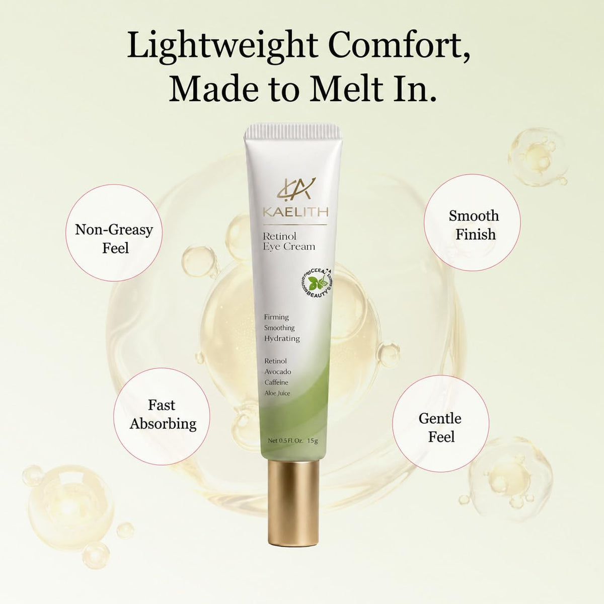 Kaelith Retinol Eye Cream - Gloss & Grit