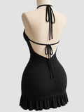 Lolita Halter Mini Dress - Gloss & Grit