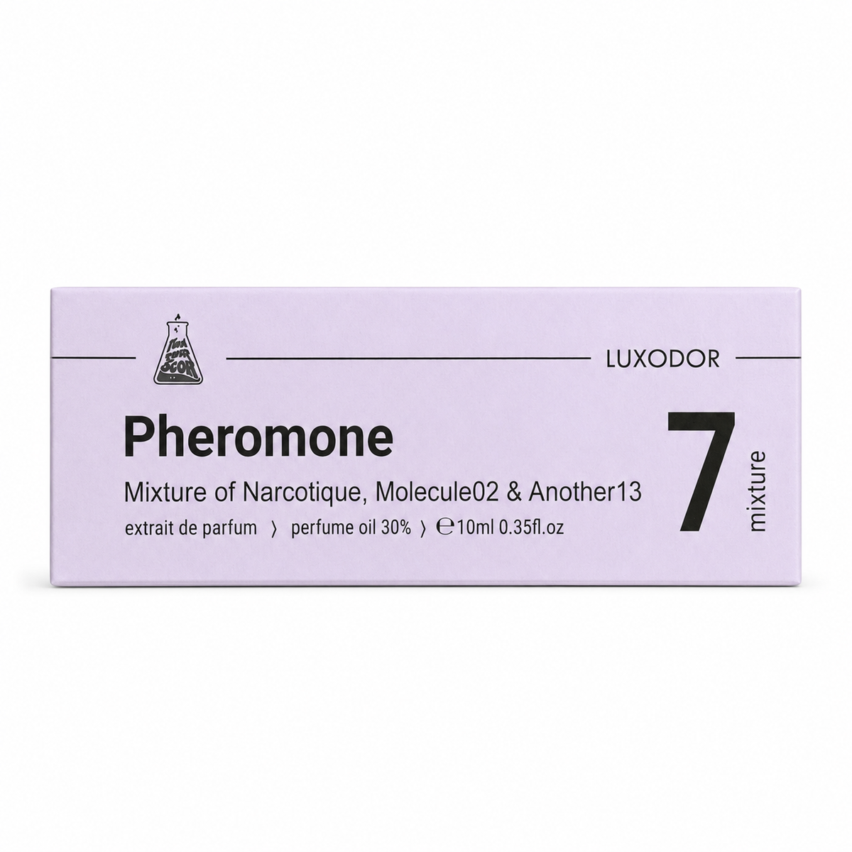 Luxodor Pheromone 7 perfume box front on white background