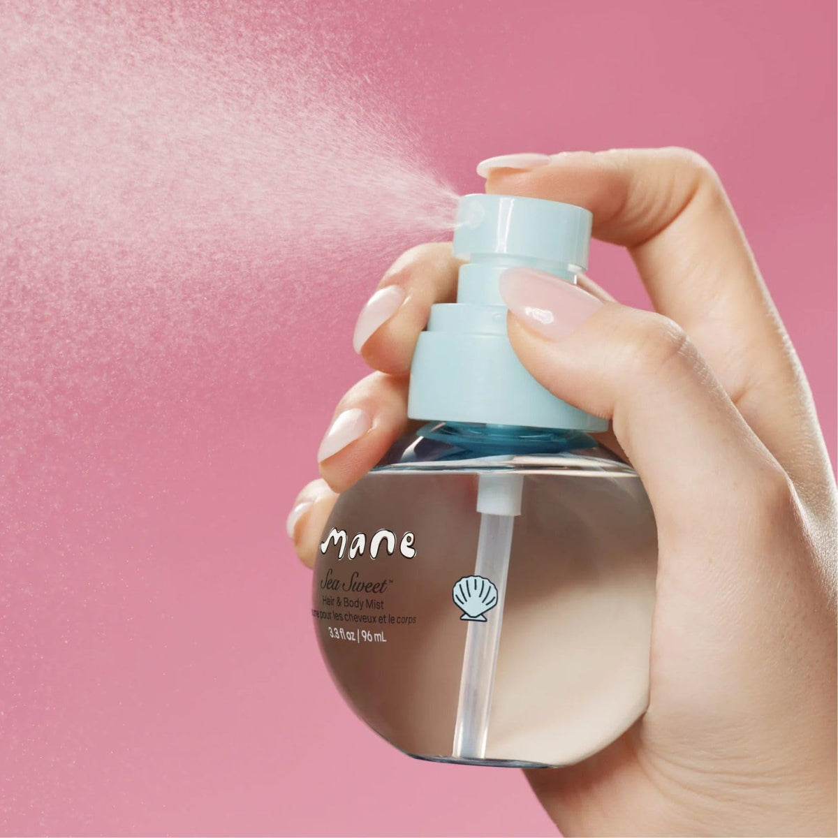 Mane Sea Sweet Hair & Body Mist – Fruity Fresh Fragrance Spray 3.4 oz