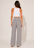 Marina Striped Wide-Leg Pants back