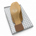 Newbella raffia block heel sandal size 8.5 outsole on original shoebox
